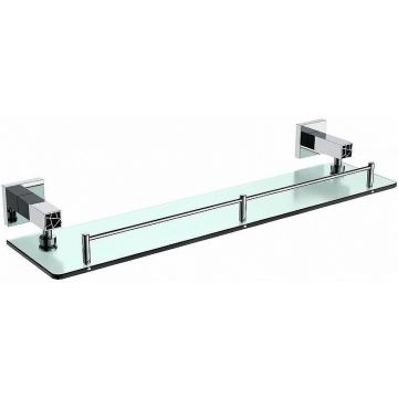 Стеклянная полка Ceramalux (Керамалюкс) Venezia 88611-1, хром