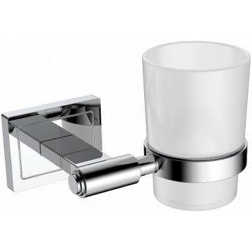 Стакан для зубных щеток Ceramalux (Керамалюкс) Gamma 12302, хром