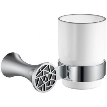 Стакан для зубных щеток Ceramalux (Керамалюкс) Virginia 94302A, хром