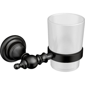 Стакан для зубных щеток Ceramalux (Керамалюкс) Elegance 95802, черный матовый