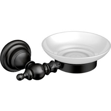 Мыльница Ceramalux (Керамалюкс) Elegance 95804, черный матовый