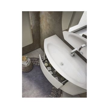 Раковина из искусственного мрамора Cezares (Цезарис) Eden 50178 Bianco, 122x51x14 см белый