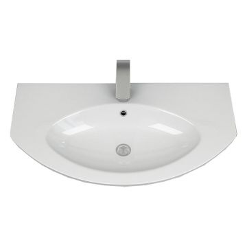 Раковина из искусственного мрамора Cezares Eden 50177 Bianco, 92x51x14 см белый