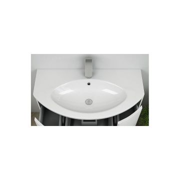 Раковина из искусственного мрамора Cezares Eden 50177 Bianco, 92x51x14 см белый
