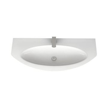 Стеклянная раковина Cezares Eden 82368 Extra light, 122x52 см белый