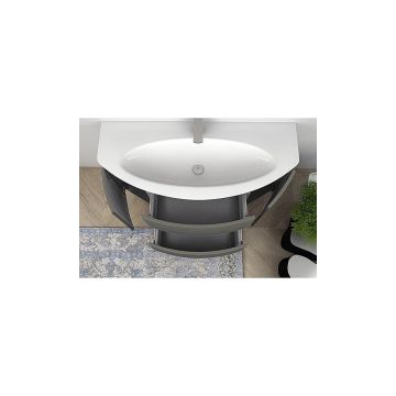 Стеклянная раковина Cezares Eden 82368 Extra light, 122x52 см белый