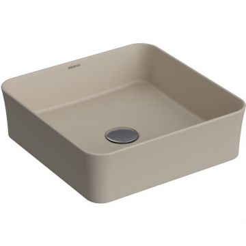 Раковина Berges (Бергес) Ego SL накладная, 38x38 см, цвет матовый жасмин (0181070)