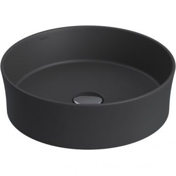 Раковина Berges (Бергес) Ego SL накладная, Ø 38 см, цвет матовый антрацит (0181021)
