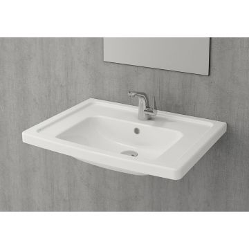 Раковина Bocchi (Боччи) Taormina Pro, база 66.5 см 1007-001-0126 белая