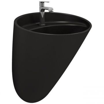 Раковина Bocchi (Боччи) Venezia, база 53.5 см 1083-004-0126 черная матовая