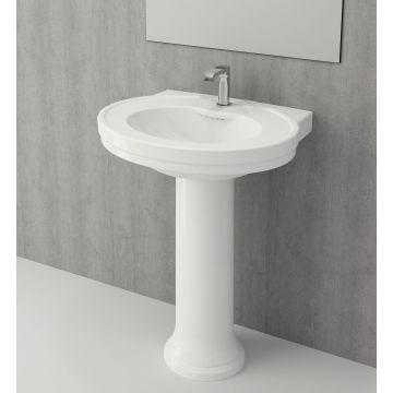 Раковина Bocchi (Боччи) Verona/Loreto, база 69 см 1047-001-0126 белая