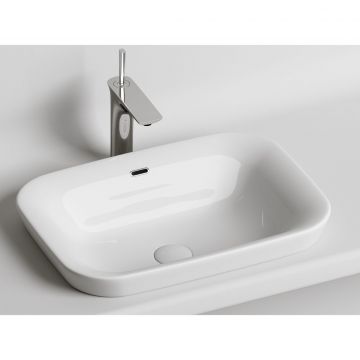 Раковина Ceramicanova (Керамиканова) Element встраиваемая сверху 150х580х400 мм CN6041 Белый