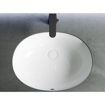 Раковина Ceramicanova Element встраиваемая сверху 195х560х420 мм CN6043 Белый
