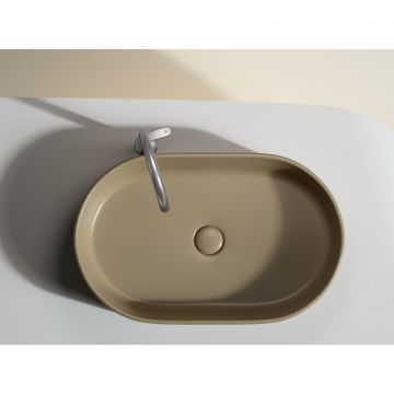 Раковина Ceramicanova Element накладная 122х608х385 мм CN6048MC Капучино Матовый