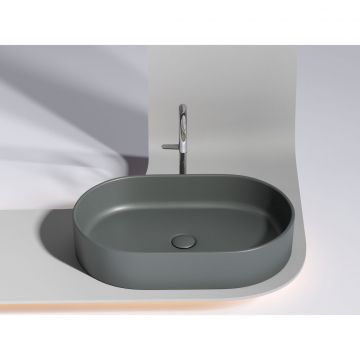 Раковина Ceramicanova Element накладная 122х608х385 мм CN6048MDH Темный Антрацит Матовый