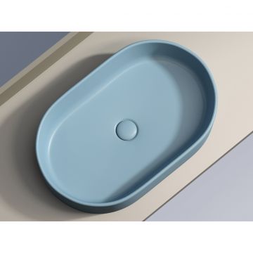 Раковина Ceramicanova (Керамиканова) Element накладная 122х608х385 мм CN6048ML Голубой Матовый