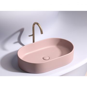 Раковина Ceramicanova (Керамиканова) Element накладная 122х608х385 мм CN6048MP Розовый Матовый