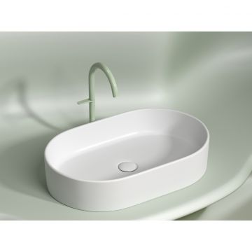 Раковина Ceramicanova (Керамиканова) Element накладная 122х608х385 мм CN6048MW Белый Матовый