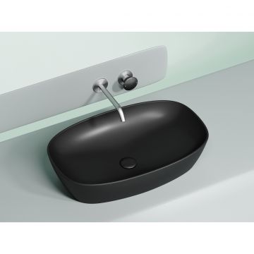 Раковина Ceramicanova (Керамиканова) Element накладная 138х600х380 мм CN6049MB Черный Матовый