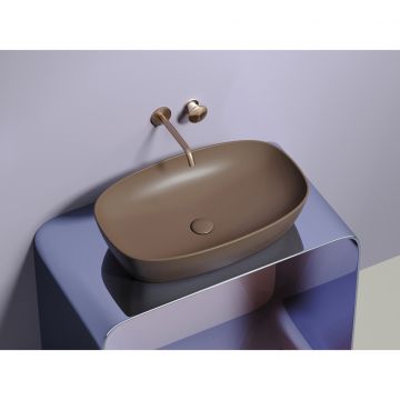 Раковина Ceramicanova (Керамиканова) Element накладная 138х600х380 мм CN6049MDB Темно-Коричневый Матовый