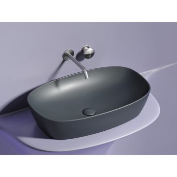 Раковина Ceramicanova (Керамиканова) Element накладная 138х600х380 мм CN6049MDH Темный Антрацит Матовый