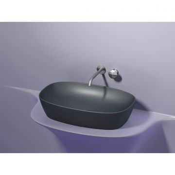 Раковина Ceramicanova (Керамиканова) Element накладная 138х600х380 мм CN6049MDH Темный Антрацит Матовый