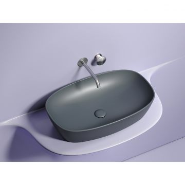 Раковина Ceramicanova (Керамиканова) Element накладная 138х600х380 мм CN6049MDH Темный Антрацит Матовый