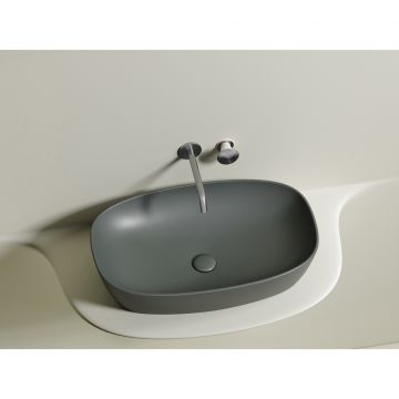 Раковина Ceramicanova (Керамиканова) Element накладная 138х600х380 мм CN6049MH Антрацит Матовый