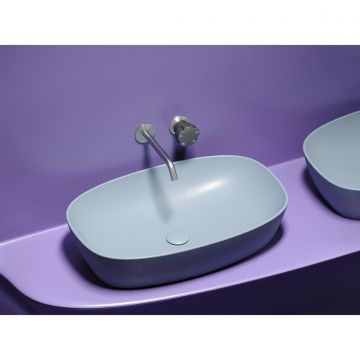 Раковина Ceramicanova (Керамиканова) Element накладная 138х600х380 мм CN6049MHL Серо-Голубой Матовый