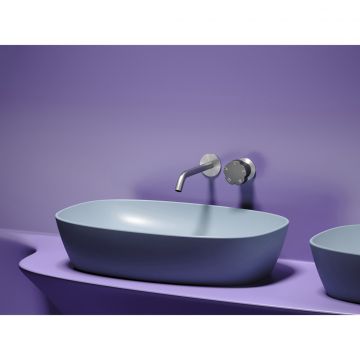 Раковина Ceramicanova (Керамиканова) Element накладная 138х600х380 мм CN6049MHL Серо-Голубой Матовый