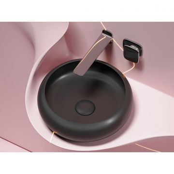 Раковина Ceramicanova (Керамиканова) Element накладная 120х360х360 мм CN6050MB Черный Матовый