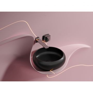 Раковина Ceramicanova (Керамиканова) Element накладная 120х360х360 мм CN6050MB Черный Матовый