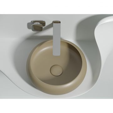 Раковина Ceramicanova (Керамиканова) Element накладная 120х360х360 мм CN6050MC Капучино Матовый