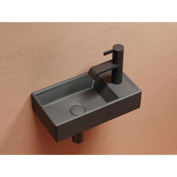 Раковина Ceramicanova (Керамиканова) Element подвесная 100х417х217 мм CN6051LMDH Темный Антрацит Матовый