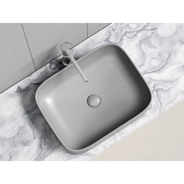 Раковина Ceramicanova Element накладная 150х505х380 мм CN6052MH Антрацит Матовый