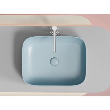 Раковина Ceramicanova Element накладная 150х505х380 мм CN6052ML Голубой Матовый