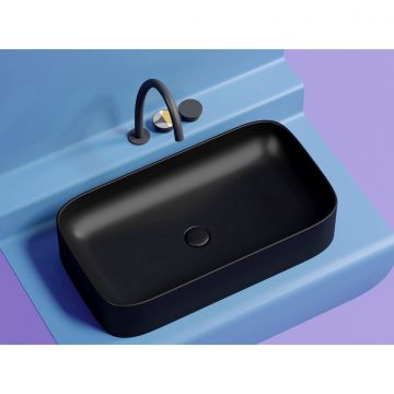 Раковина Ceramicanova (Керамиканова) Element накладная 150х705х380 мм CN6054MB Черный Матовый