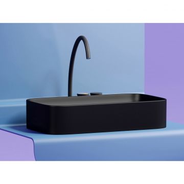 Раковина Ceramicanova (Керамиканова) Element накладная 150х705х380 мм CN6054MB Черный Матовый