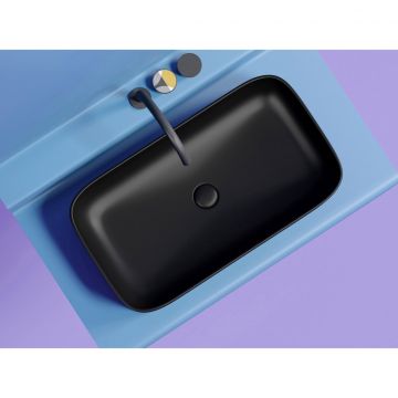 Раковина Ceramicanova (Керамиканова) Element накладная 150х705х380 мм CN6054MB Черный Матовый