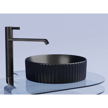 Раковина Ceramicanova (Керамиканова) Element накладная 115х360х360 мм CN6057MB Черный Матовый