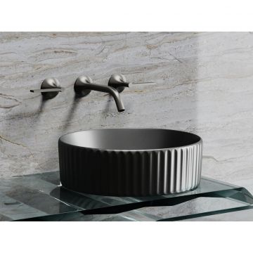Раковина Ceramicanova Element накладная 115х360х360 мм CN6057MDH Темный Антрацит Матовый