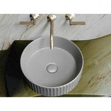 Раковина Ceramicanova Element накладная 115х360х360 мм CN6057MH Антрацит Матовый