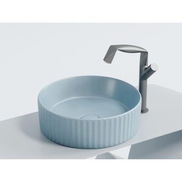 Раковина Ceramicanova Element накладная 115х360х360 мм CN6057ML Голубой Матовый