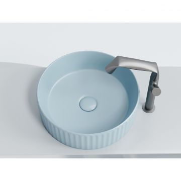 Раковина Ceramicanova Element накладная 115х360х360 мм CN6057ML Голубой Матовый