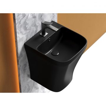 Раковина Ceramicanova (Керамиканова) Dion подвесная 455х365х400 мм CN6067MB Черный Матовый