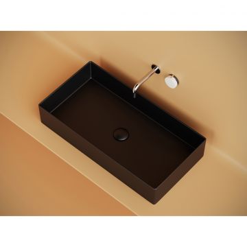 Раковина Ceramicanova Element накладная 130х701х361 мм CN6071MB Черный матовый