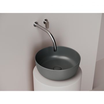 Раковина Ceramicanova (Керамиканова) Element накладная 135х356х356 мм CN6073MDH Темный антрацит матовый