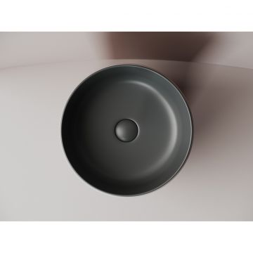 Раковина Ceramicanova (Керамиканова) Element накладная 135х356х356 мм CN6073MDH Темный антрацит матовый