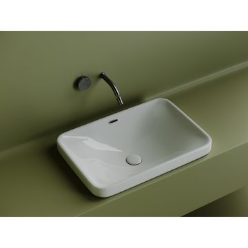 Раковина Ceramicanova (Керамиканова) Element встраиваемая сверху 185х605х415 мм CN5041 Белый