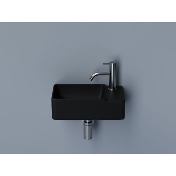 Раковина Ceramicanova (Керамиканова) Element подвесная 125х395х220 мм CN5045MB Черный матовый